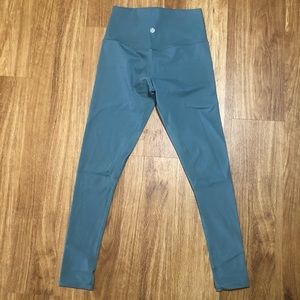 Lulu lemon leggings size 2 green